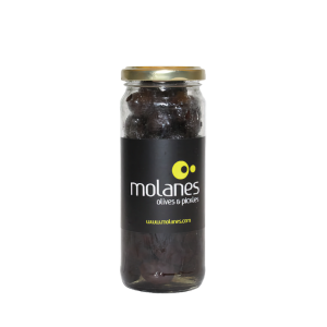 Aceitunas Negras Tipo Griegas en Aceite en Frasco