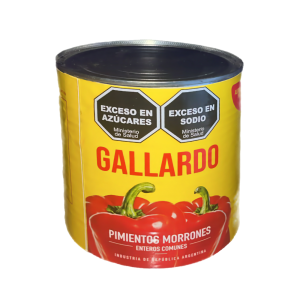 Morrones en Lata